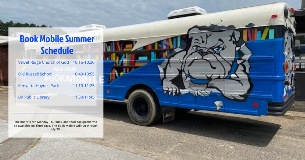 Book Mobile Summer Schedule