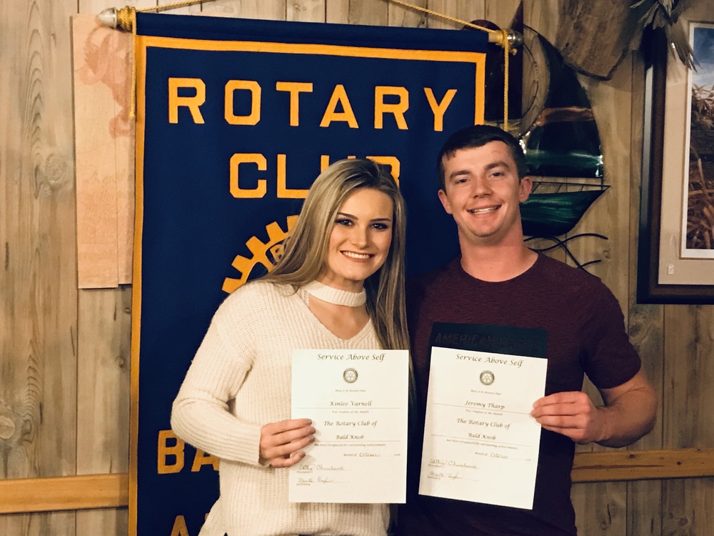 Rotary Students of the Month for November