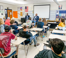 School Hosts Two Government Officials