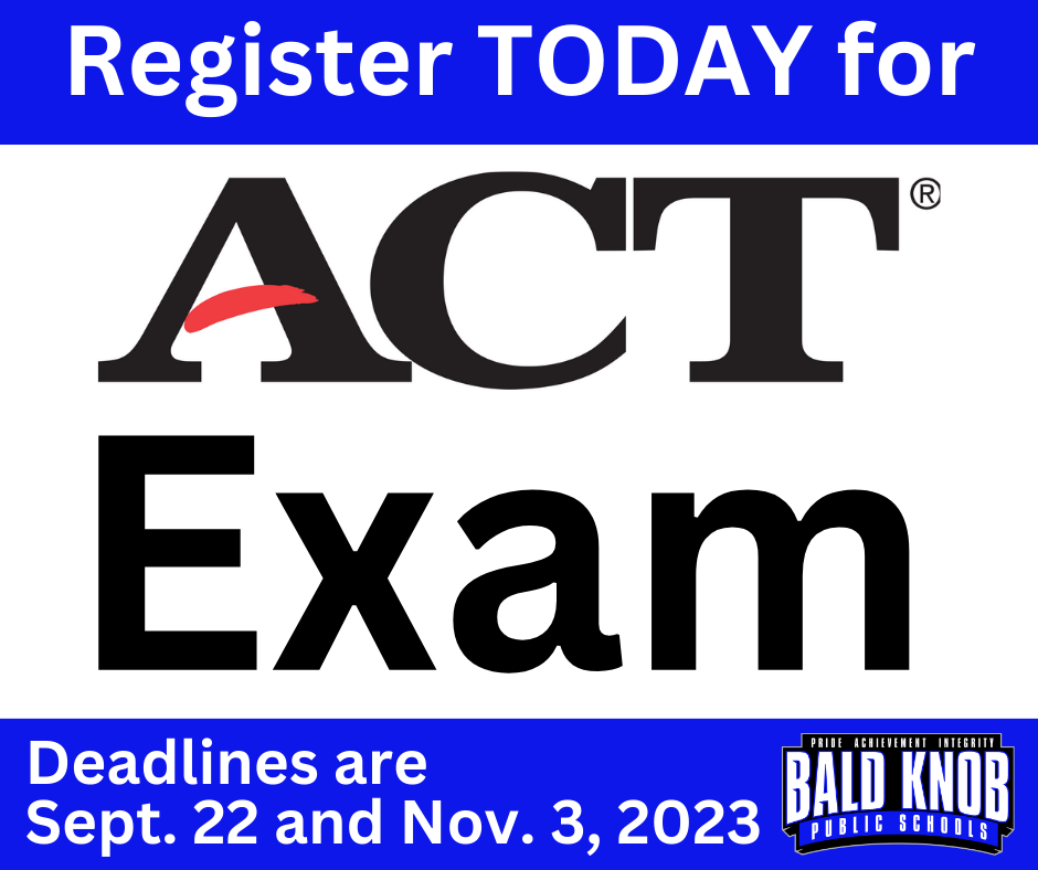Register today for ACT Exam